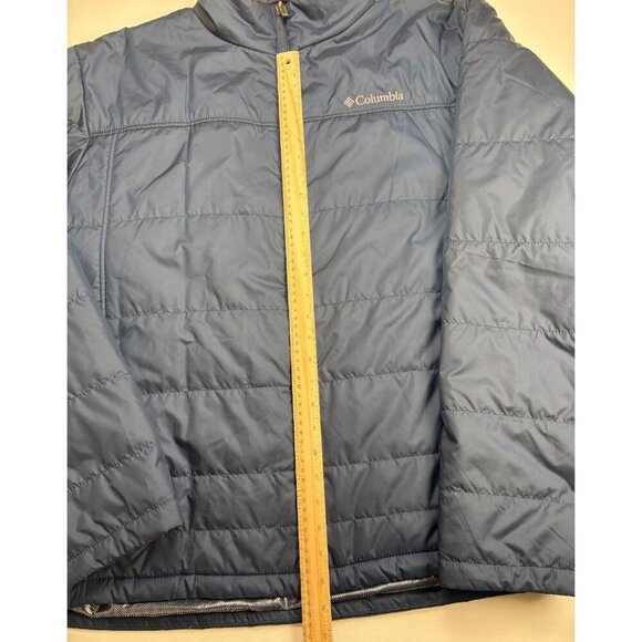 Columbia Omni-Heat Insulated Puffer Jacket Blue Men's XXL - Picture 5 of 6
